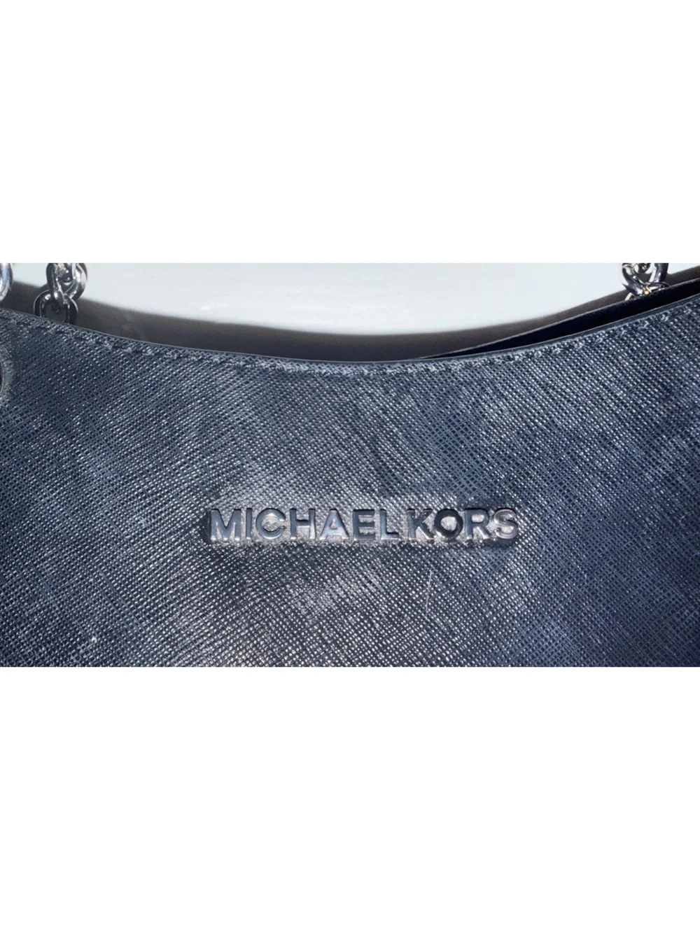 Michael Kors Black Saffiano Leather Shoulder Tote Bag
